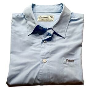 Dixxon Co. Light Blue 2XL Signature Series D-Lux Bamboo Short Sleeve Button Up